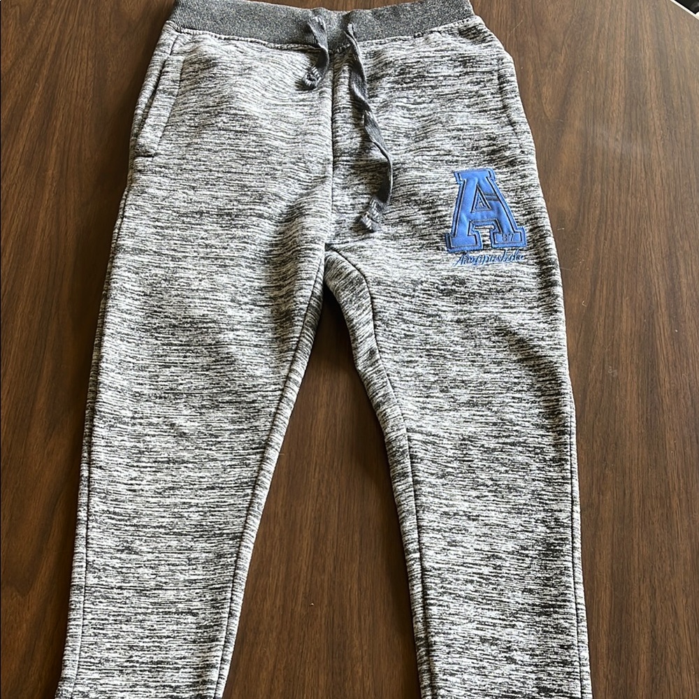 Aeropostale Gray and Blue Sweatpants Relaxed Fit